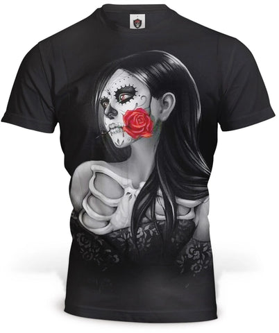 Camiseta Catrina Mexican Skull
