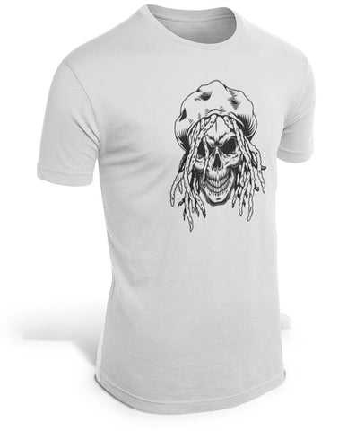 Rasta Skull Camiseta