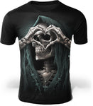 T-shirt Love Skeleton