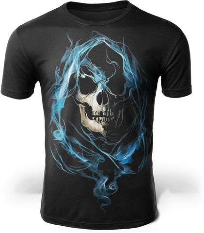 Camiseta masculina de esqueleto