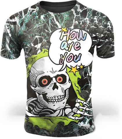 Camiseta Happy Skeleton