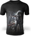 Camiseta de motociclista masculina
